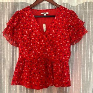 Madewell Ruffle Sleeve Shirt